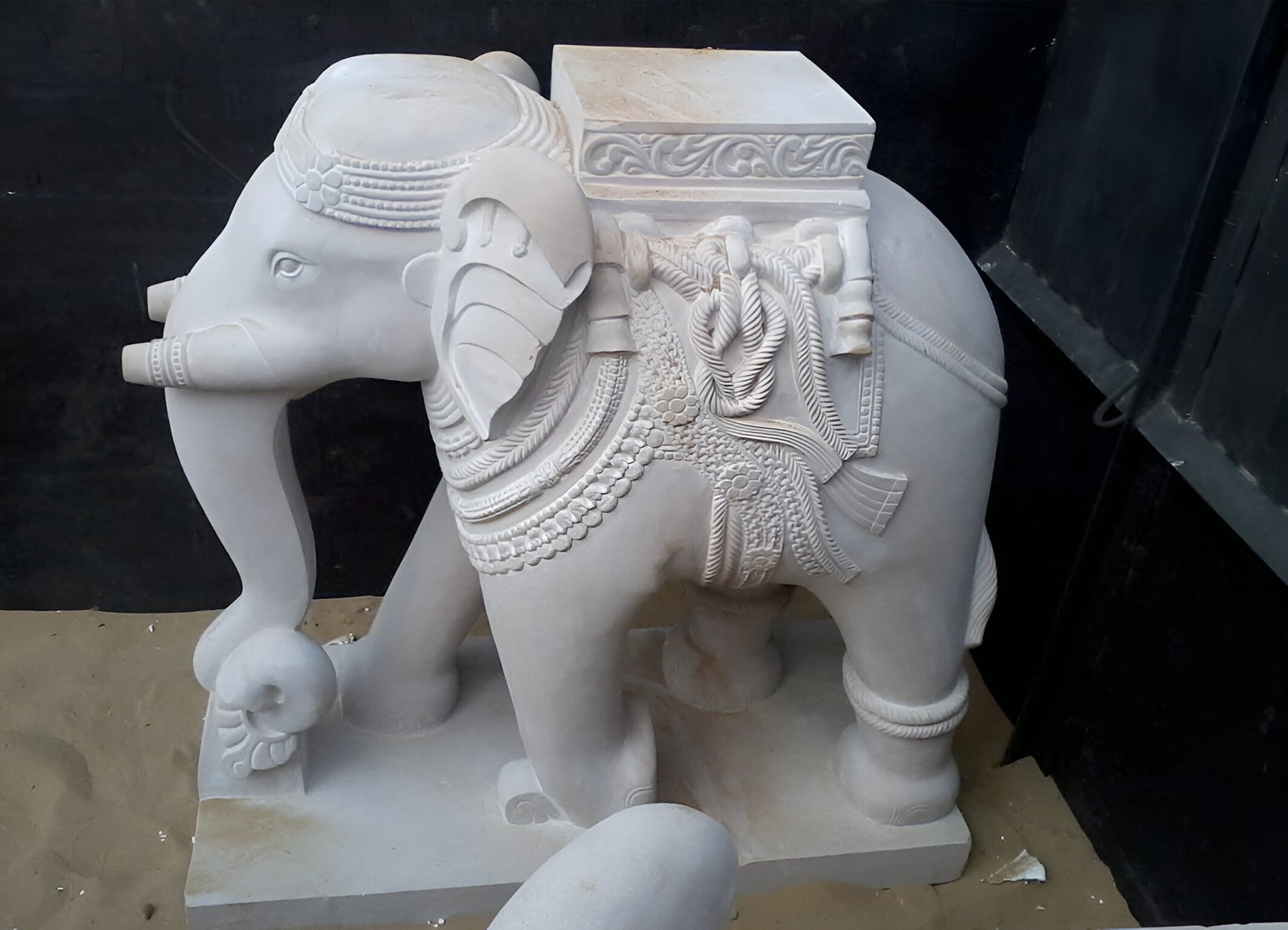 Stone Elephant Statue